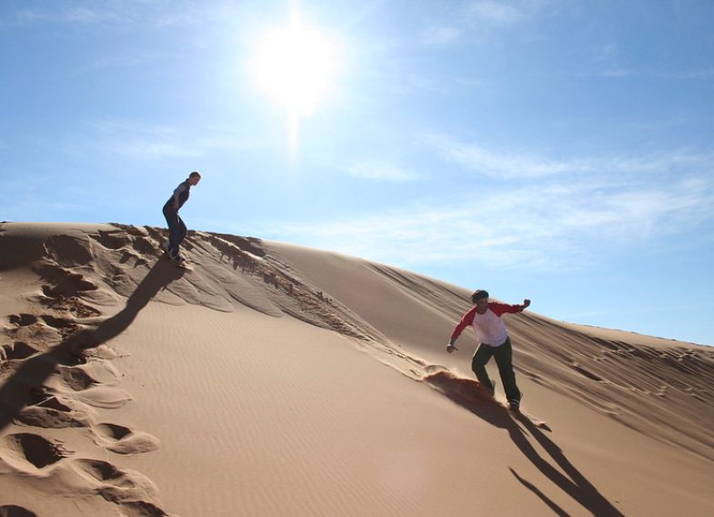 sandboarding